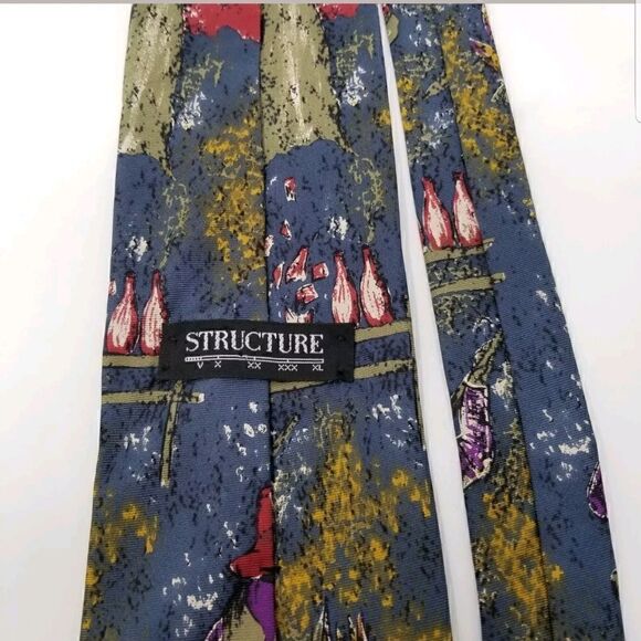 Structure Cowboy Wild West Campfire Novelty Tie - Picture 6 of 7